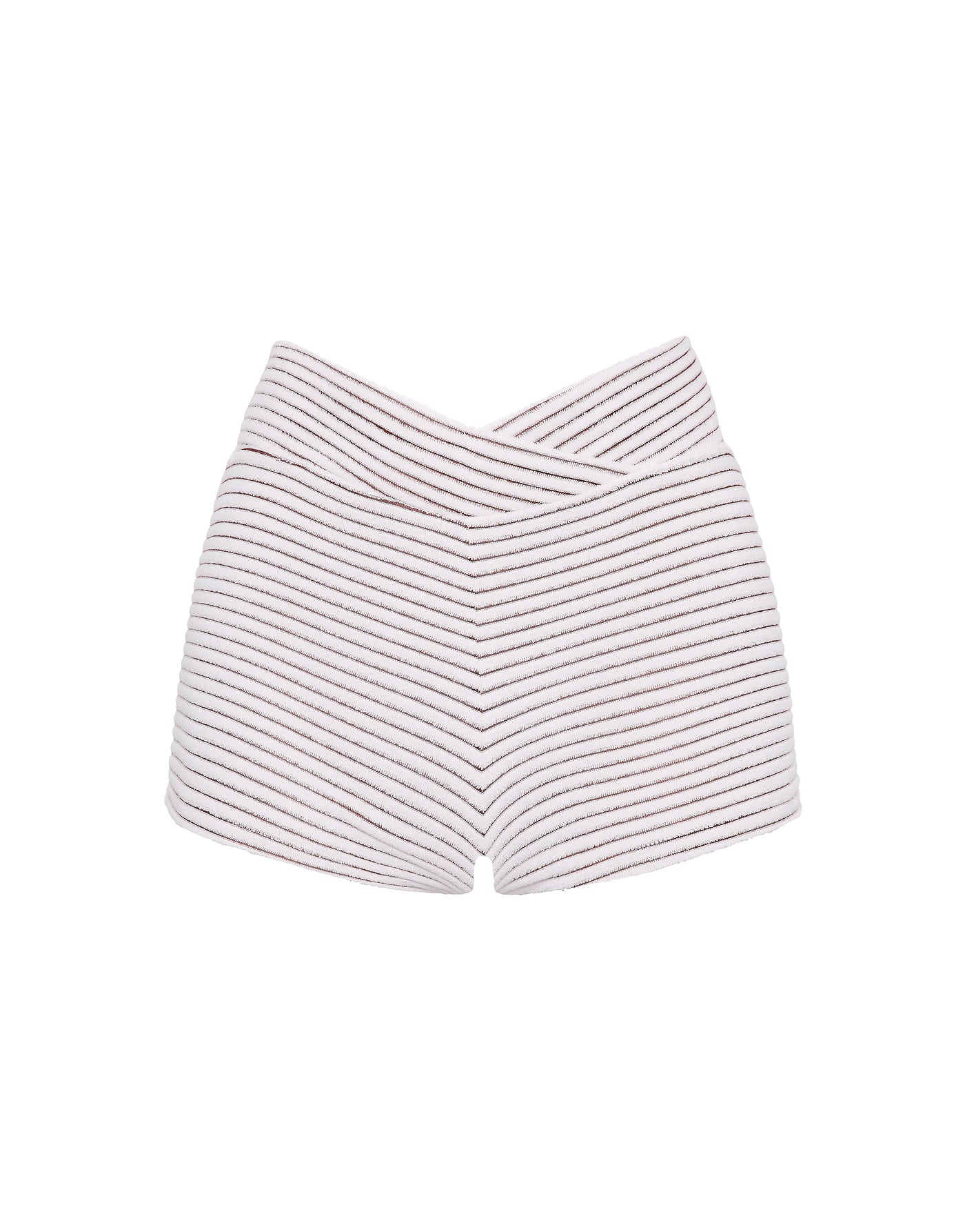 BOBBI - LUSAIL White Terry Towelling Short