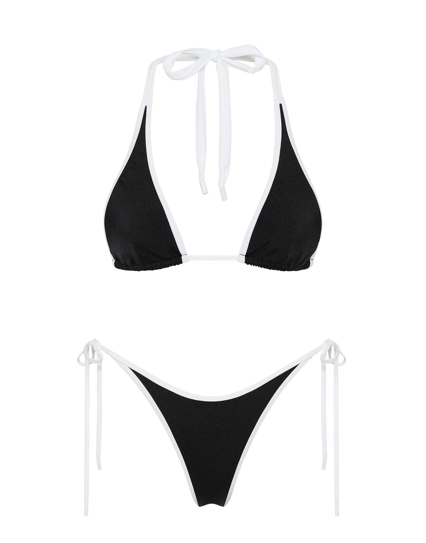 DARA - JETT Black Triangle Bikini Set