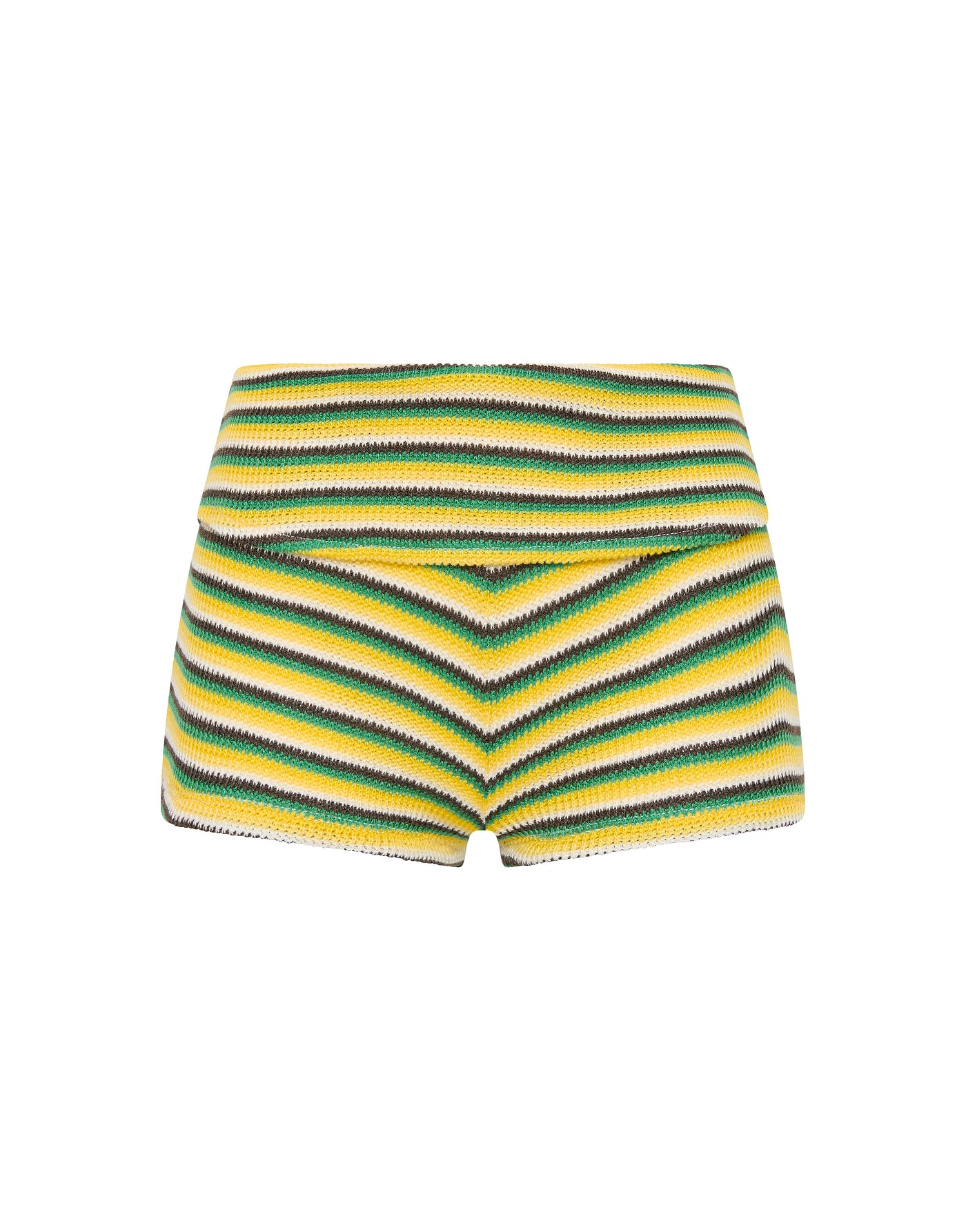 ELLI - LEMONADE Crochet Stripe Short