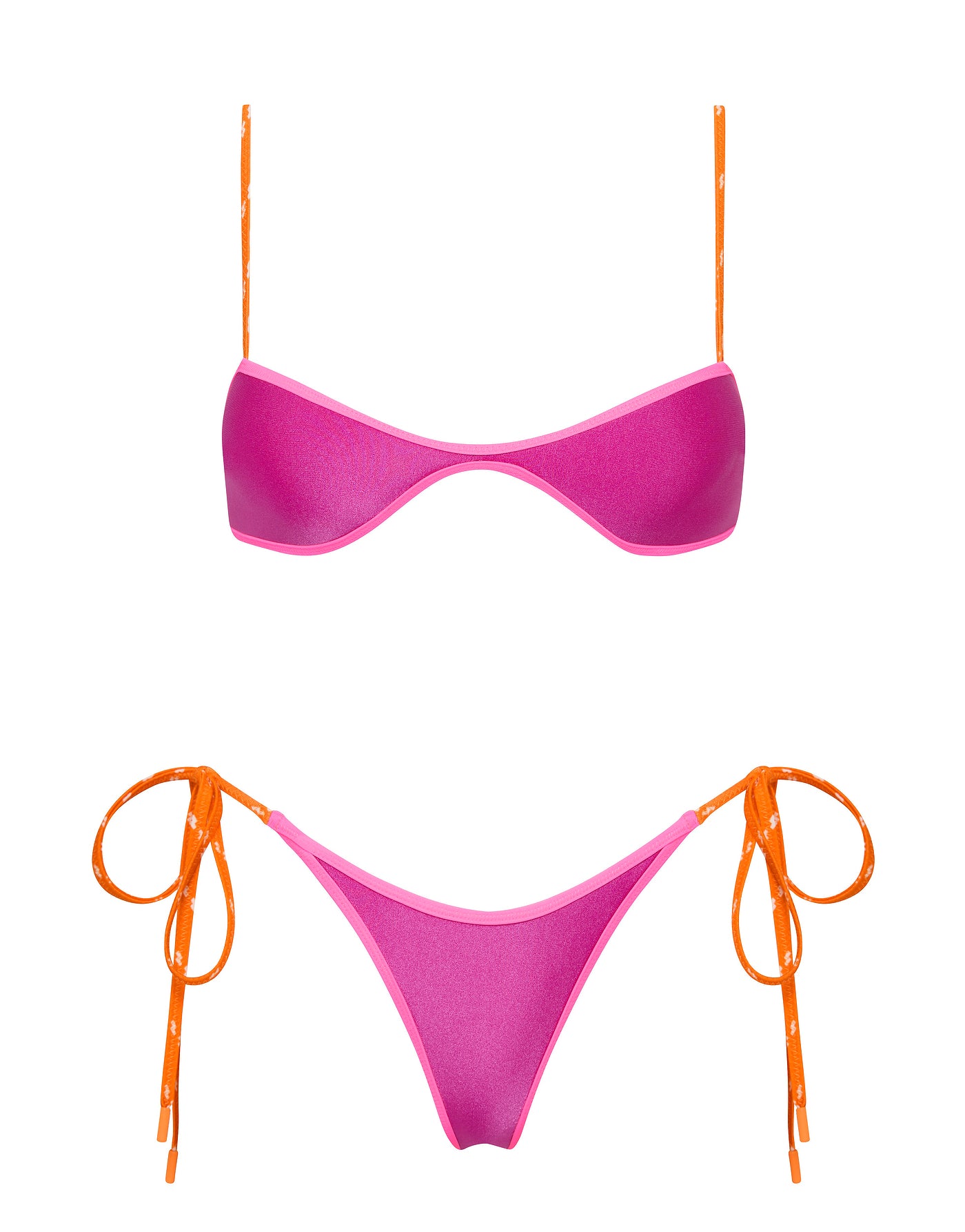 ESTE - PIGI Neoprene Scoop Crop Bikini Set