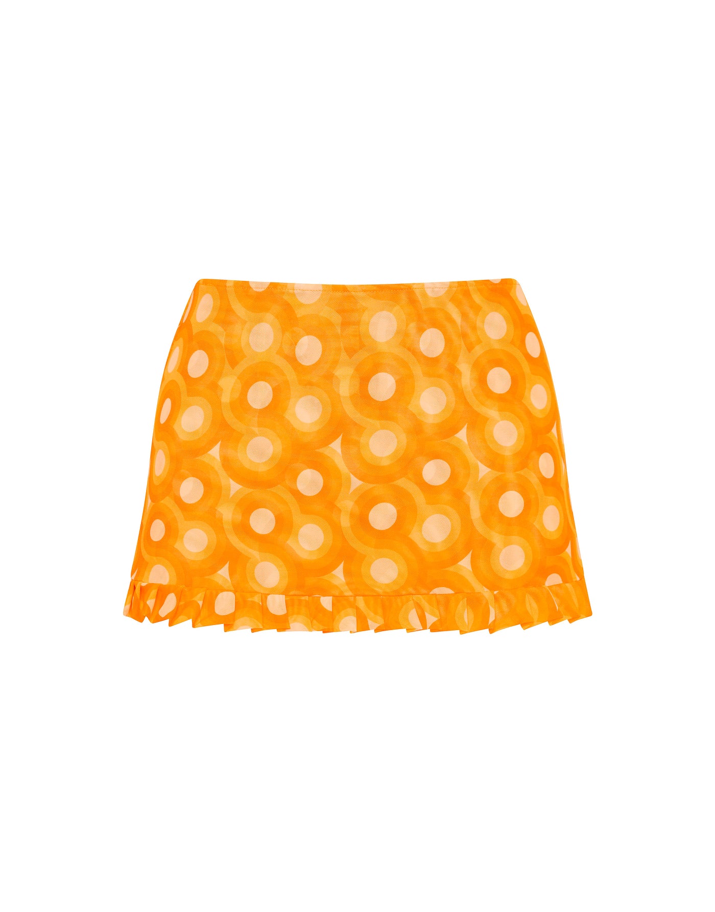 KELA - TANGERINE Printed Skort