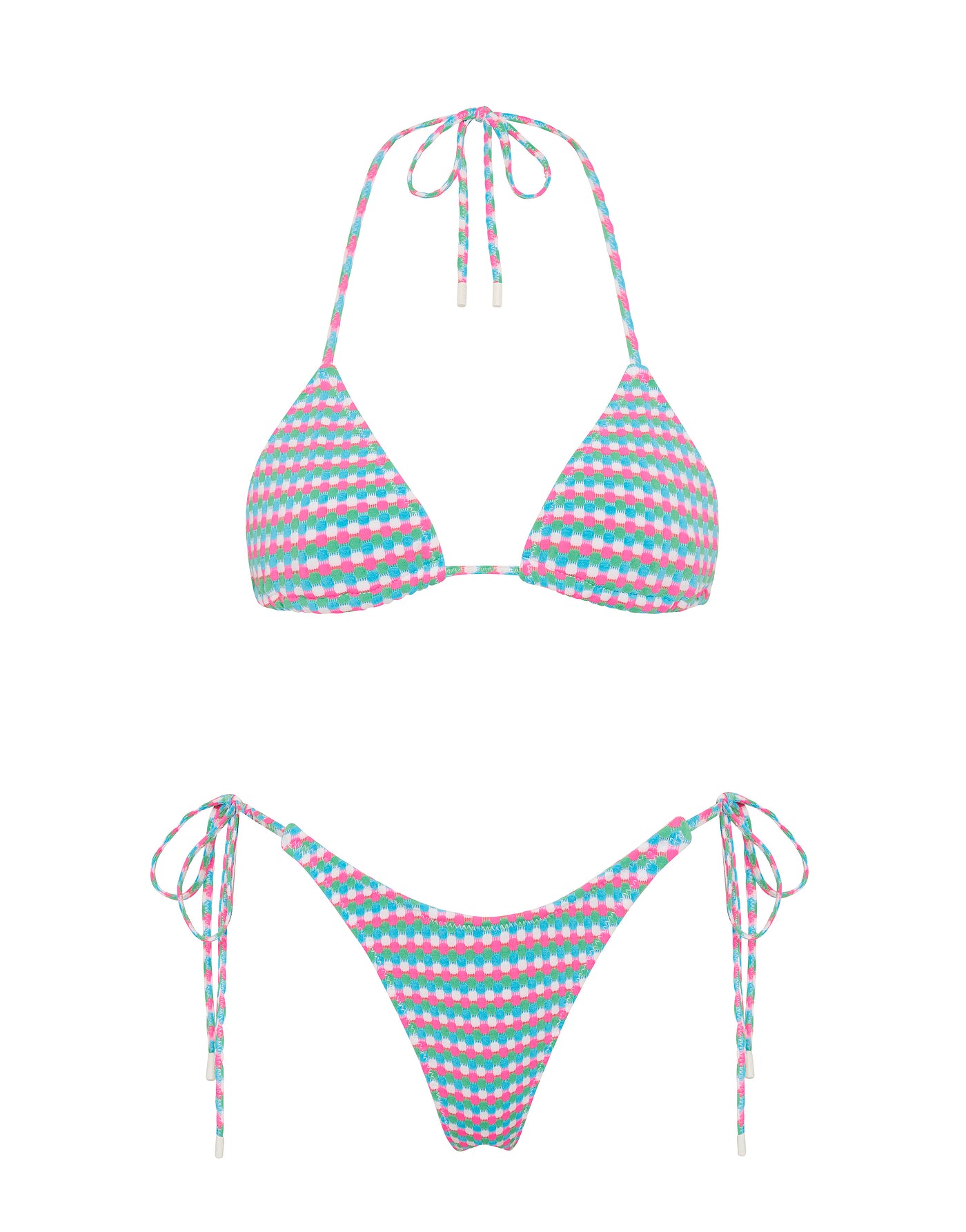 VINCA - MULBERRY Purple Triangle Bikini Set