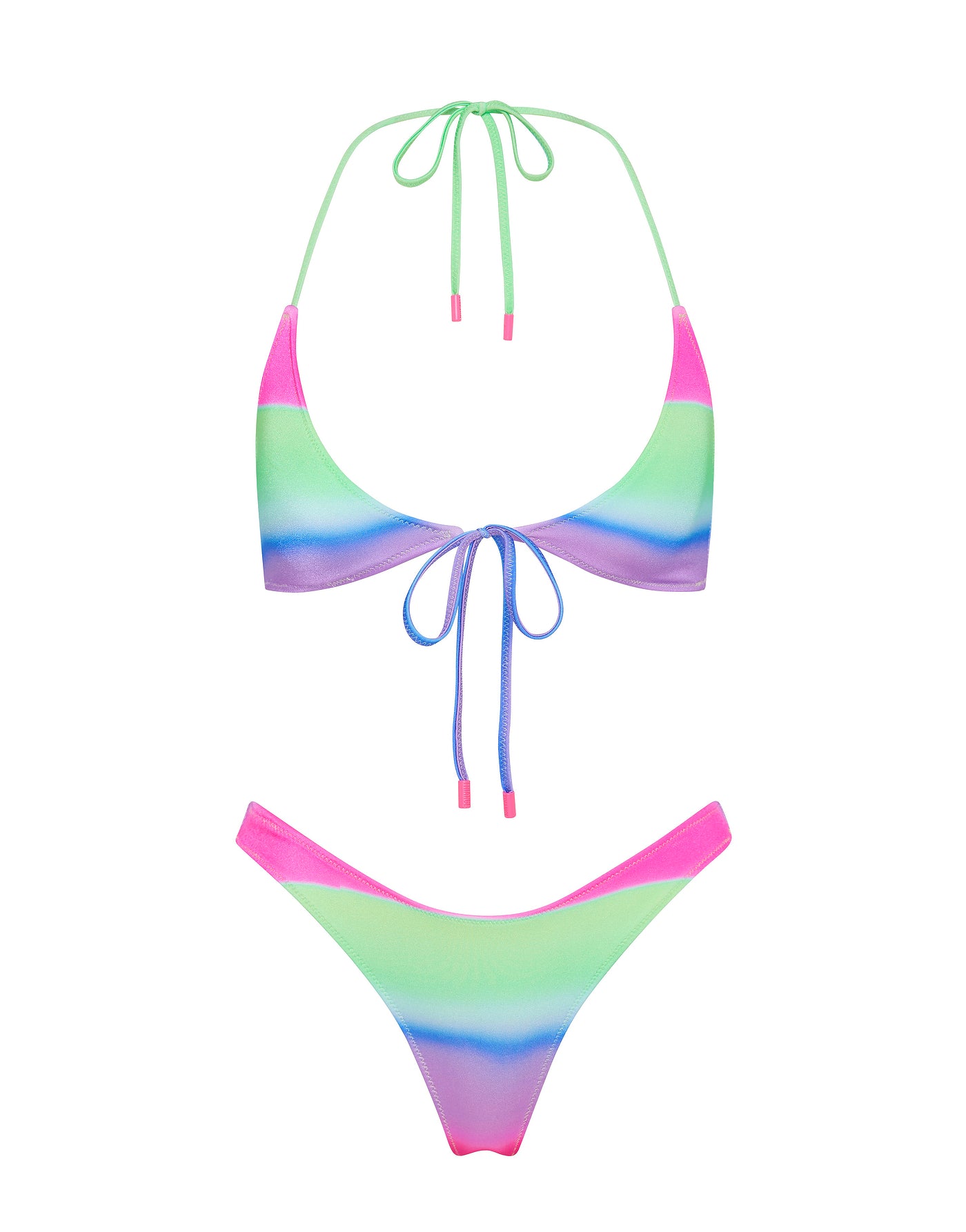 SOFI - PADDLE POP OMBRE Halter Bikini Set - Image 6